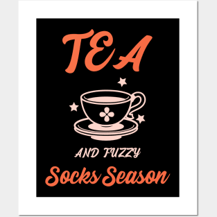 Tea and fuzzy socks season Posters and Art